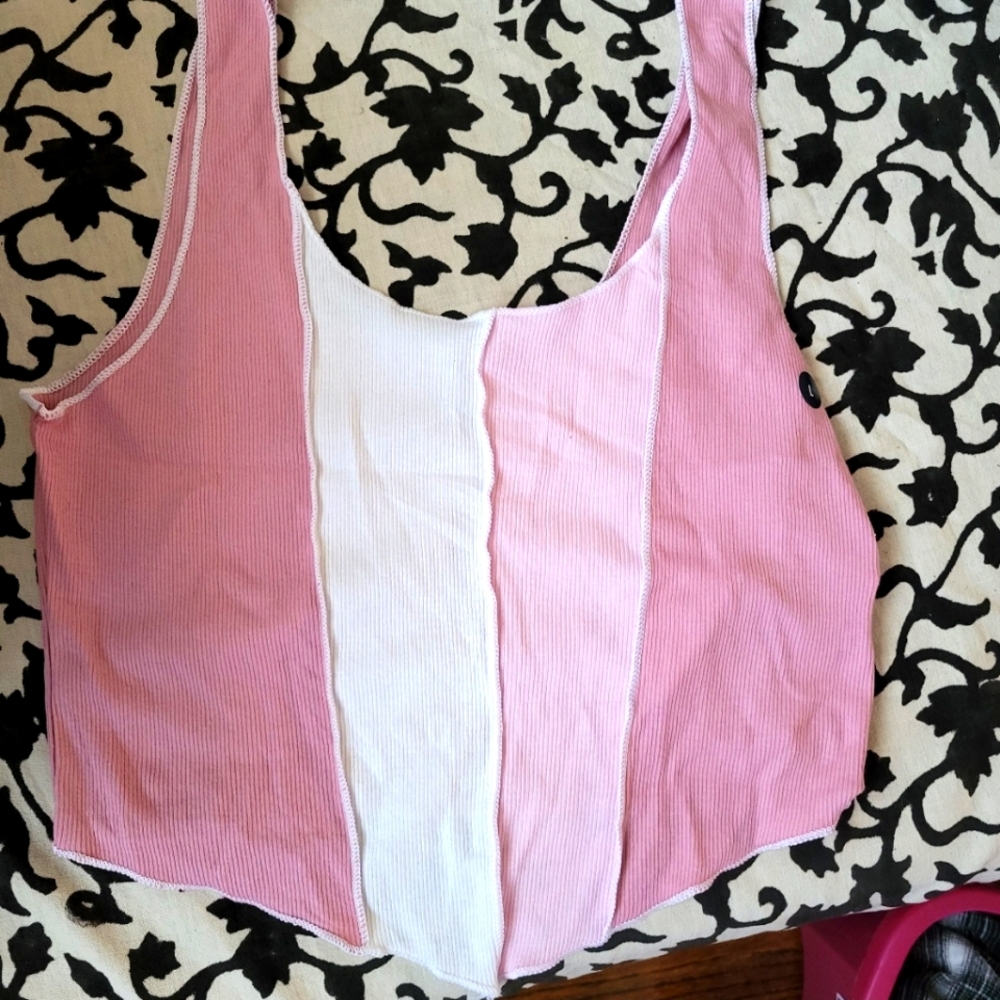 Hollister Colorblocked Rib Tank NWT